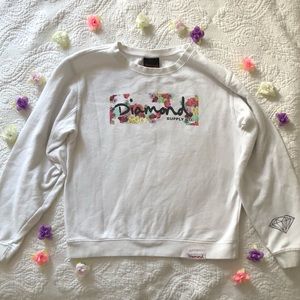 Diamond Supply Co. Floral Crew Neck